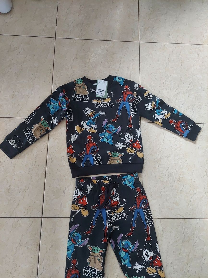 Dres chłopięcy h&m zestaw bluza spodnie