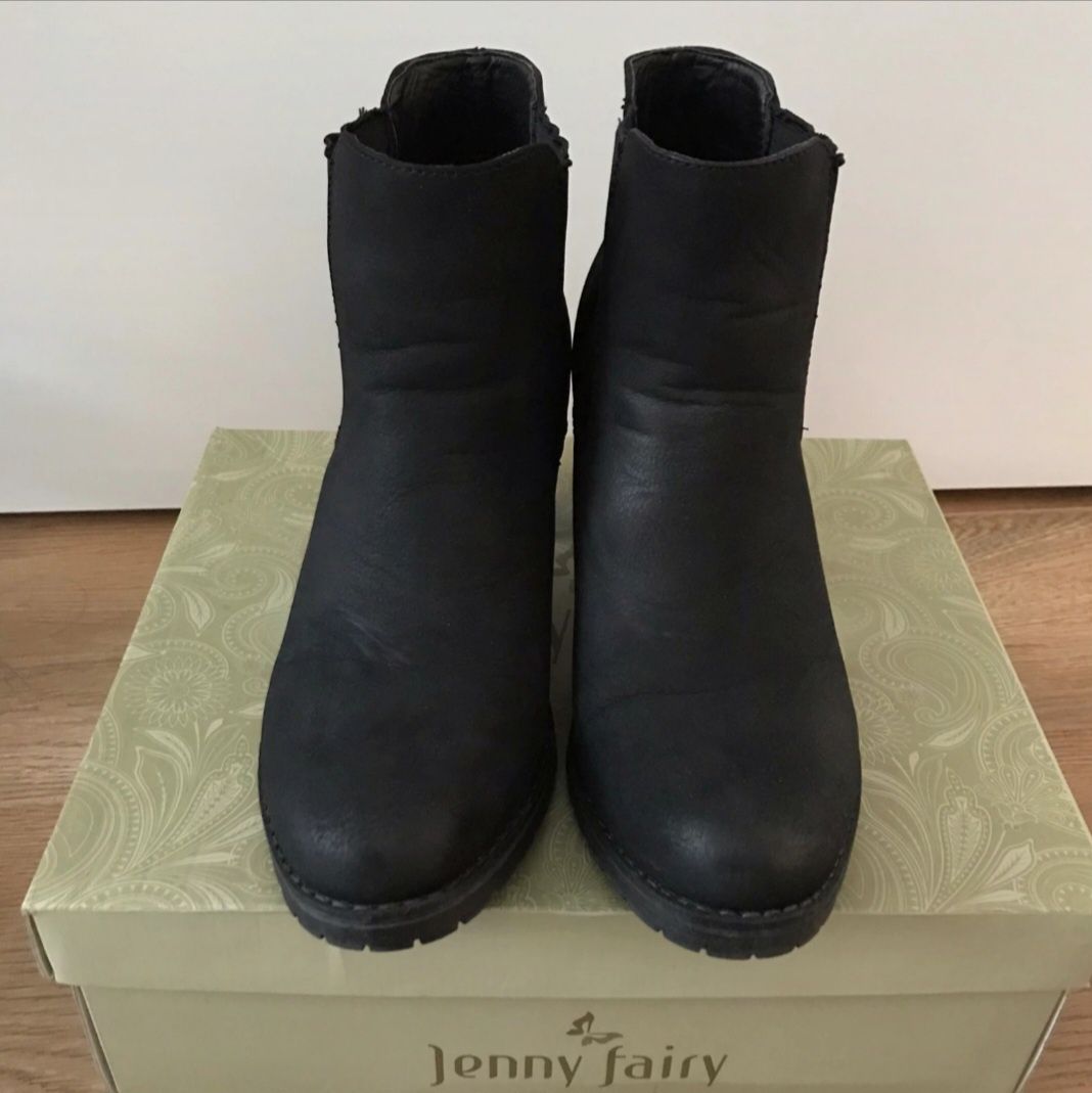 Buty botki damskie jesienno/zimowe r.38 ccc