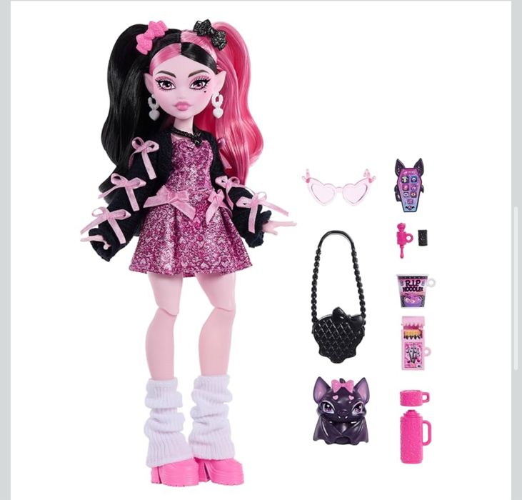 Доставка 3-5 днів Monster high Draculaura wave 3