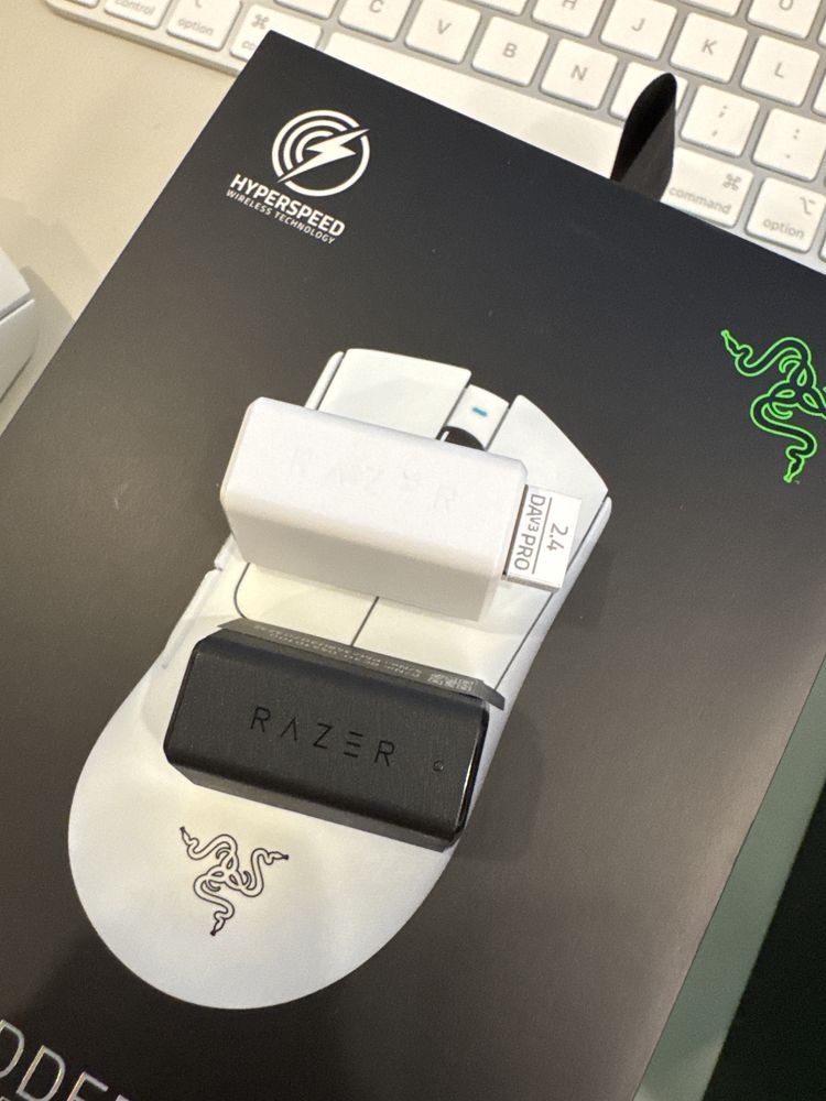 Rato Razer DeathAdder V3 Pro Wireless Mercury