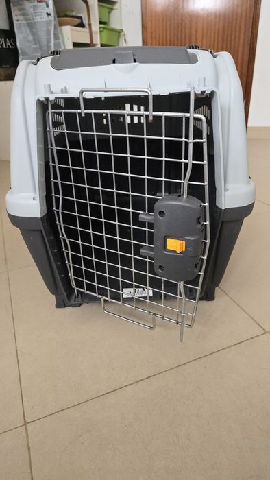 Trixie Transportadora para cães e gatos, Skudo castanho-cinzento-areia