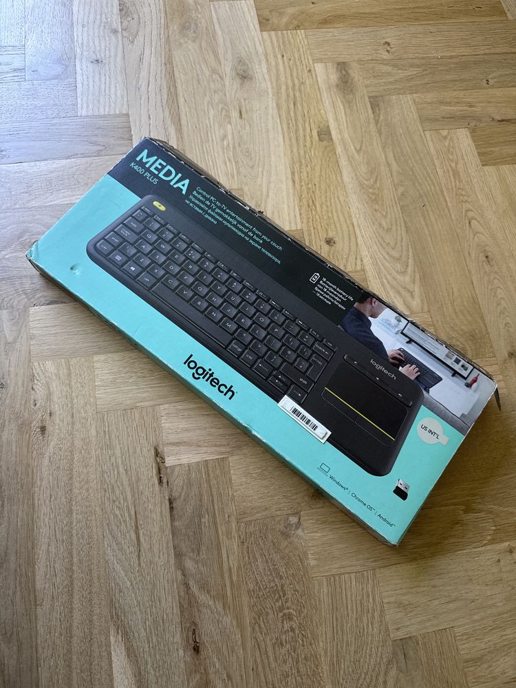 Klawiatura bezprzewodowa Logitech Media K400 plus