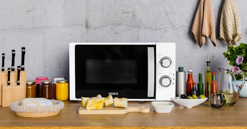 Kuchenka Mikrofalowa Mikrofalówka 20L 700W Biała 5 Mocy MWO-2078