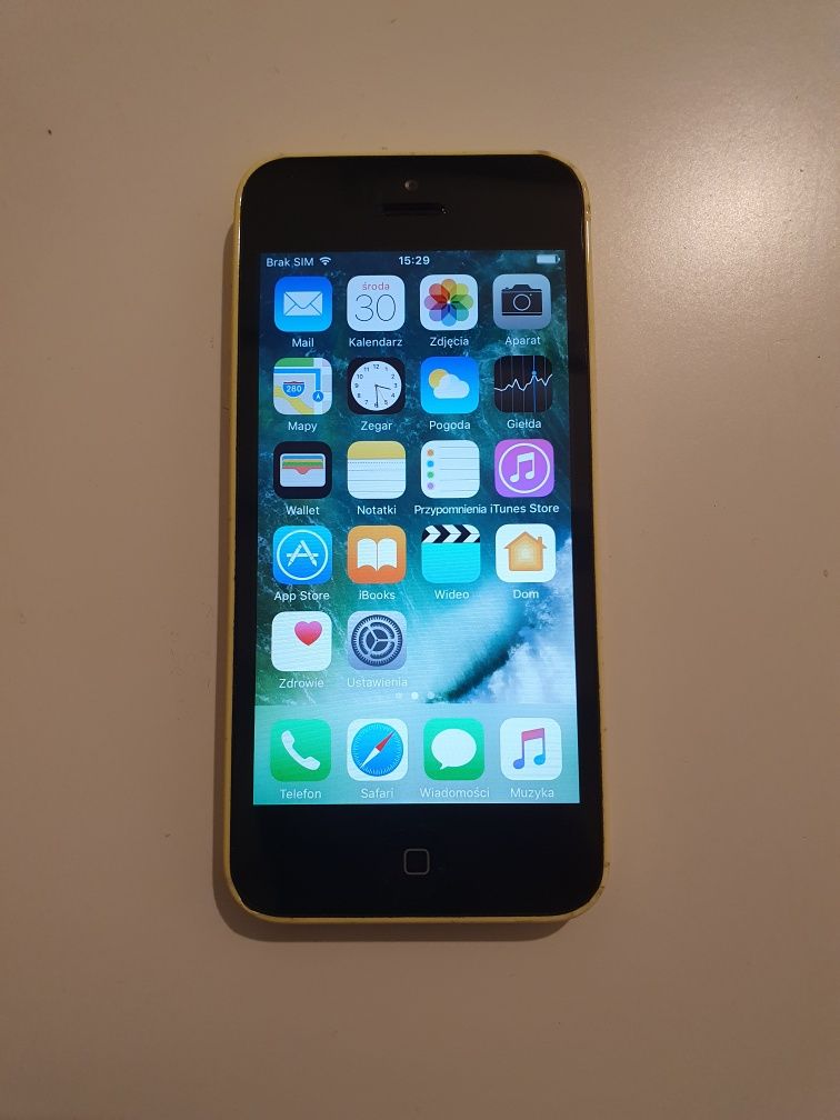 Żółty iPhone 5c 16 GB
