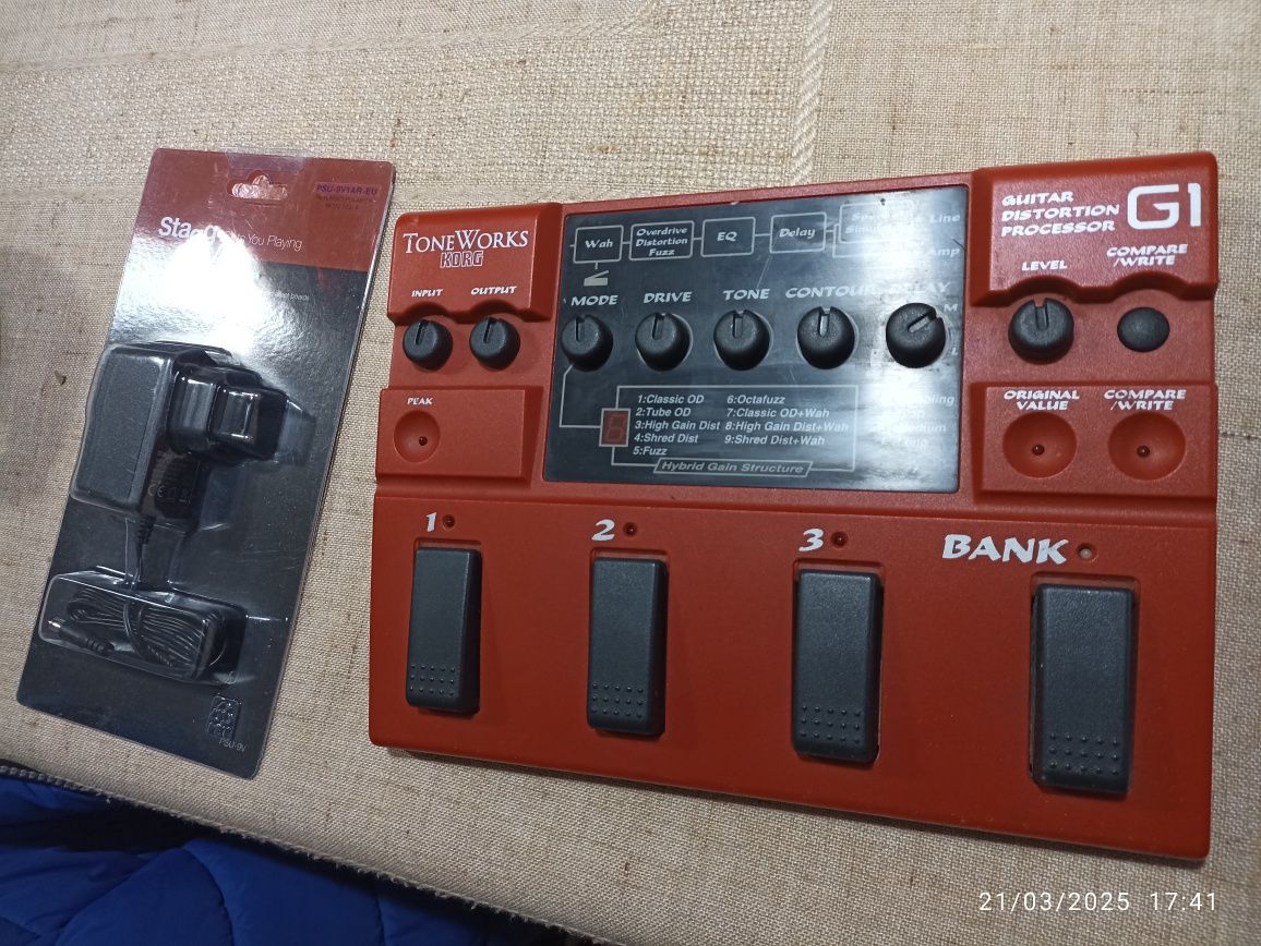 Toneworks Korg G1 processador guitarra