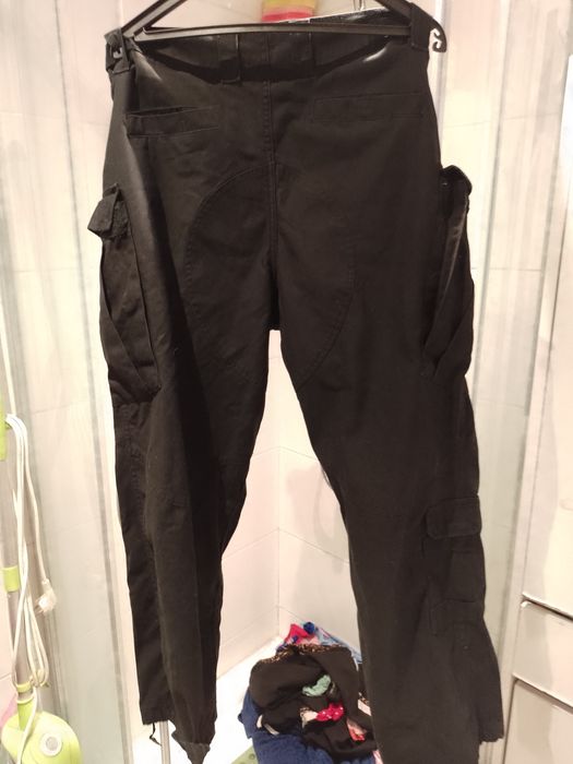 Spodnie bojówki czarne rozm xl