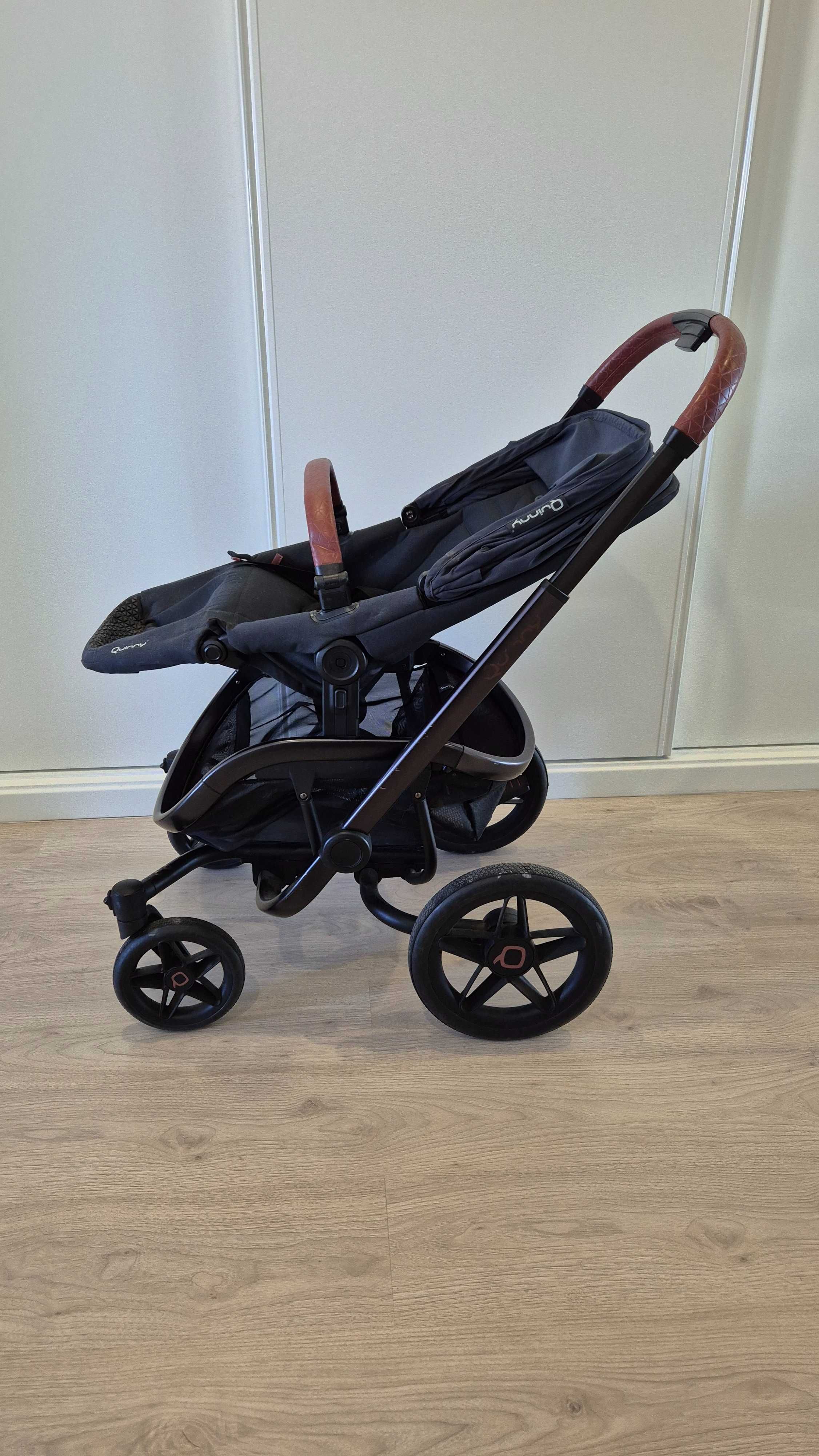 Carrinho Quinny Vancouver Graphite + Ovo Maxi Cosi Bebeconfort