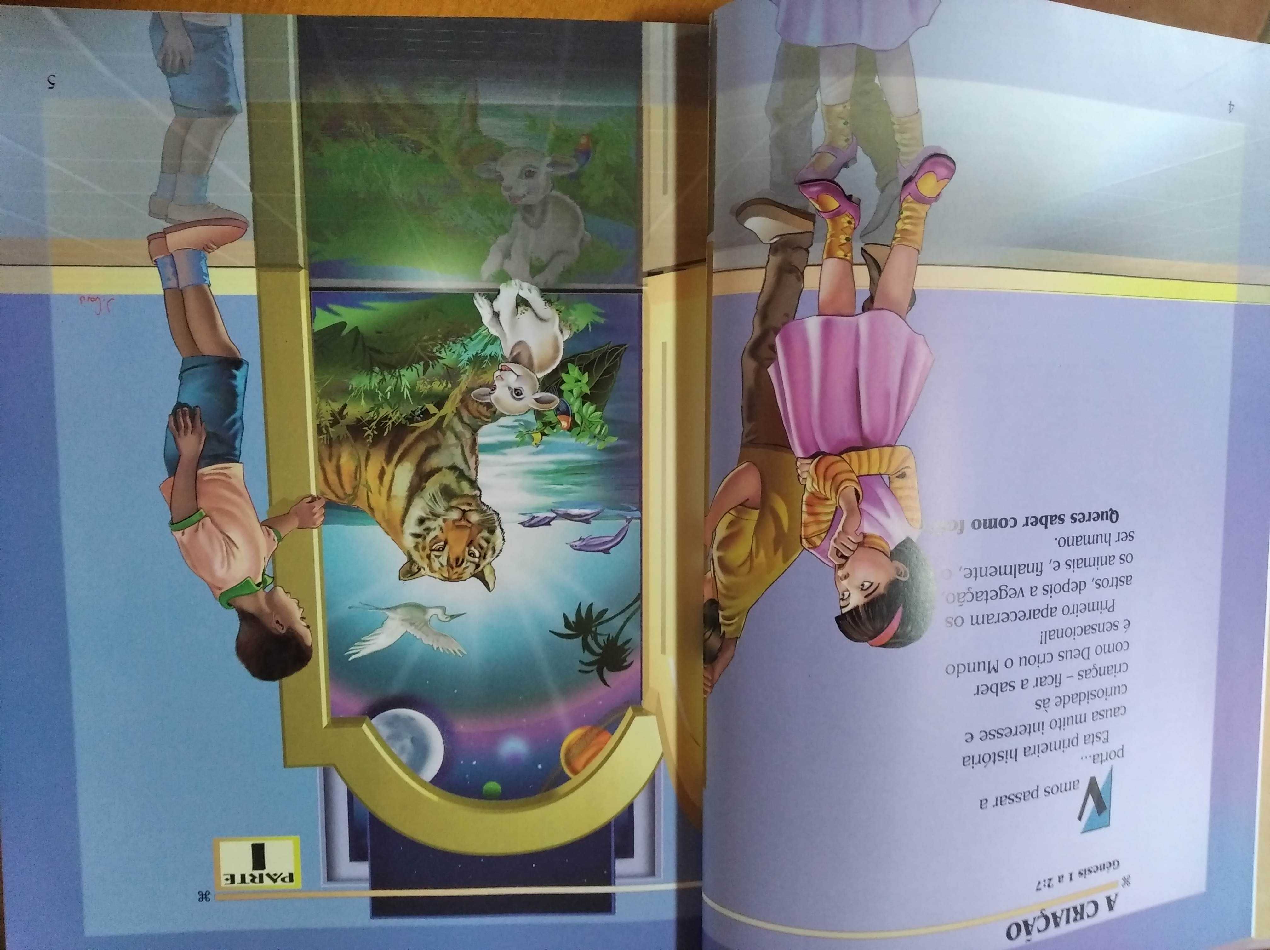 Biblia ilustrada contada ás crianças