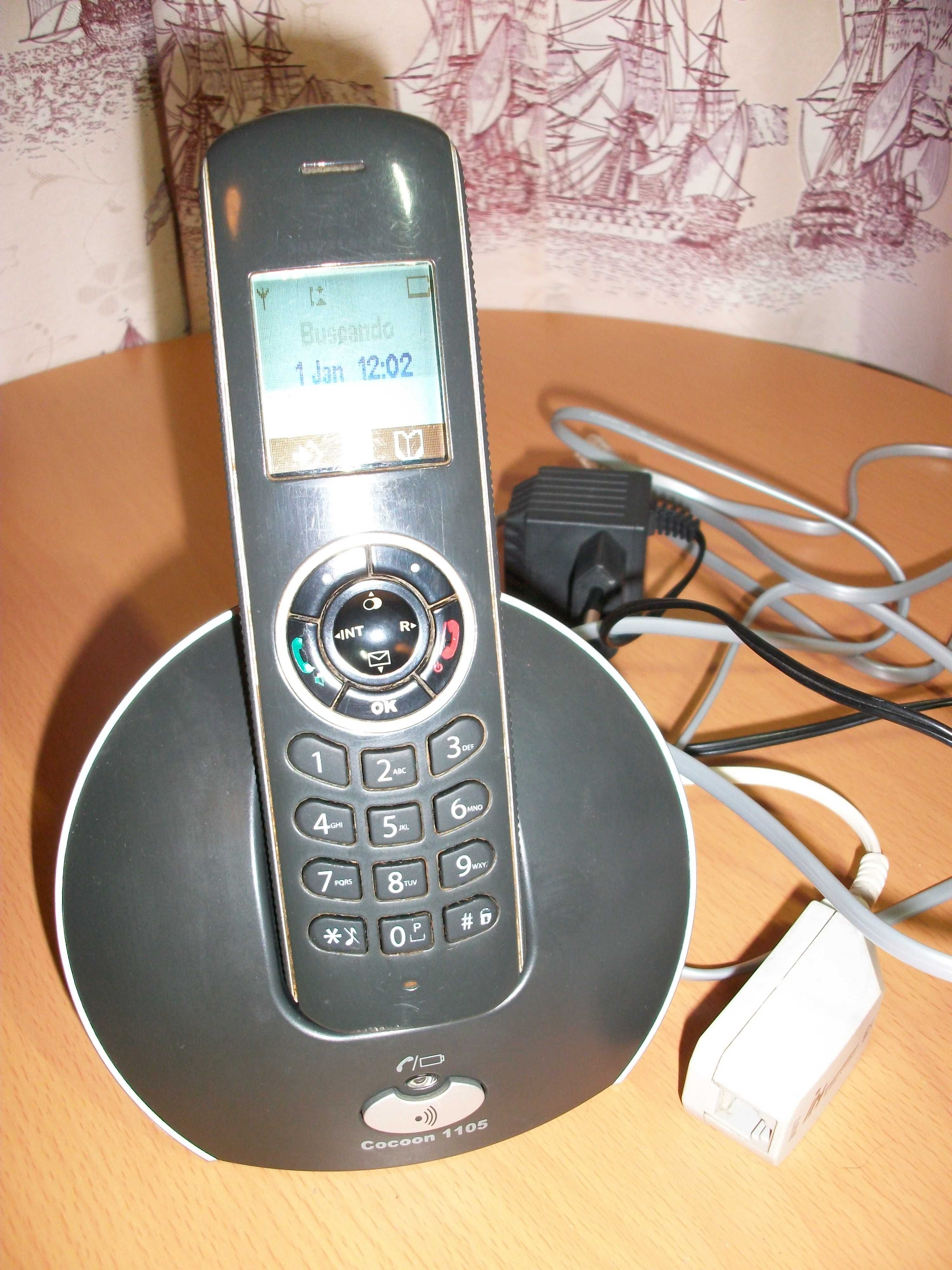 Telefone PORTATIL, fixo, Silver Crest, Cocoon 1105