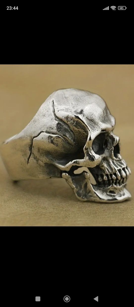 Sygnet męski czaszka 2023/2024.  n28