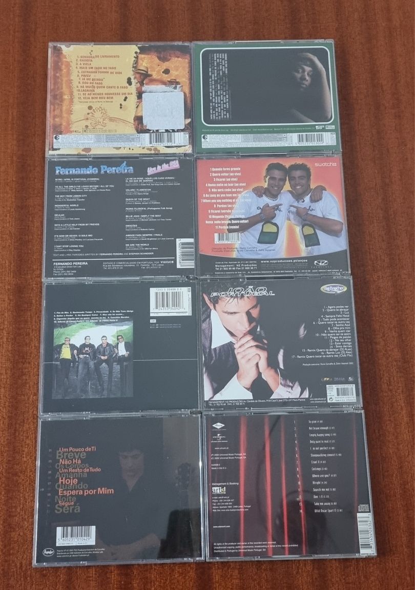 CDs de Música Portuguesa - 8 CDs