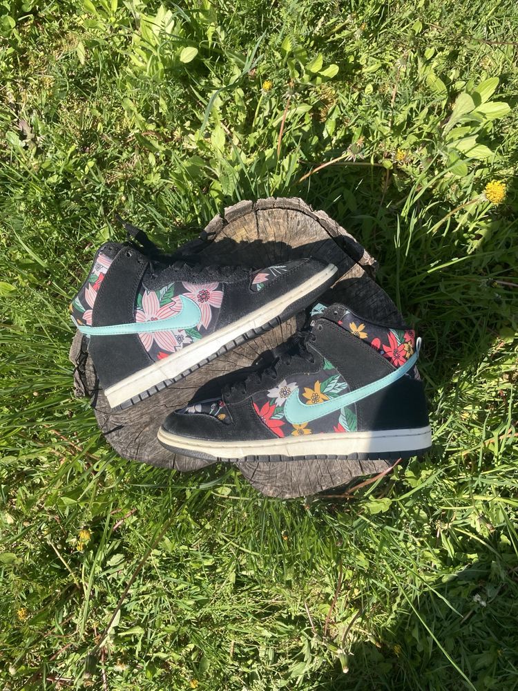 Кросівки Nike Dunk High Floral Print Aloha Pack