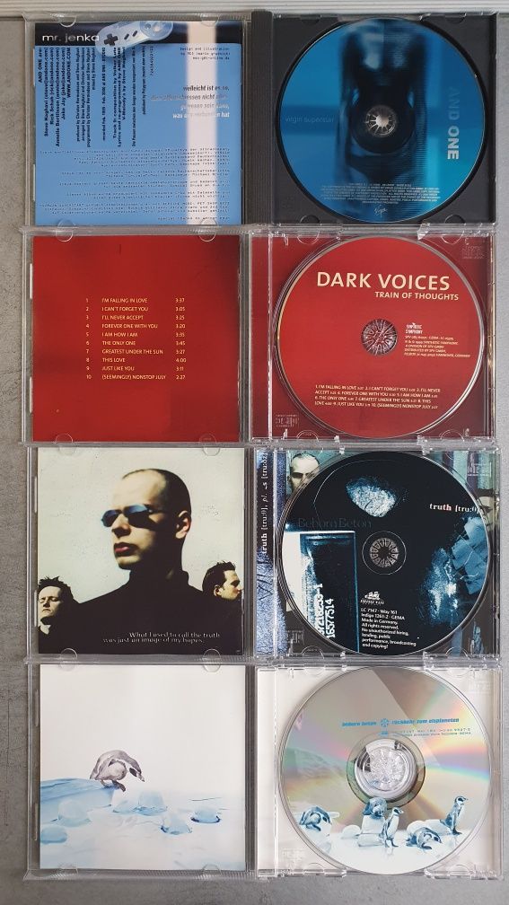 And One, Dark Voices, Beborn Beton CD (synth pop)