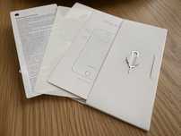 Kluczyk igła do sim iPhone naklejki apple, key to sim + apple stickers