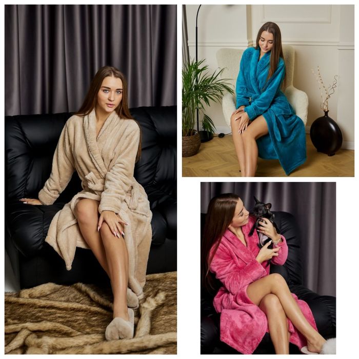 Жiночi теплi халатики