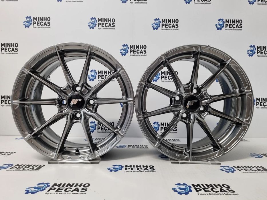 Jantes Japan Racing (JR37) em 15 (4x100) Hyper Black