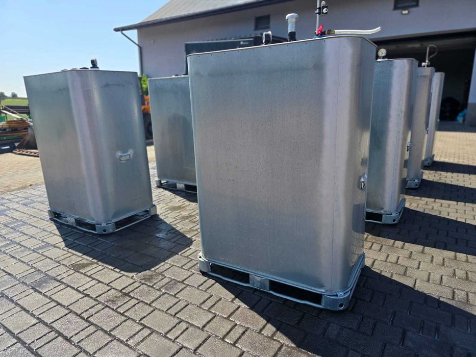 Zbiornik dwupłaszczowy 1000 litrów IBC na diesel,inne paliwa,oleje