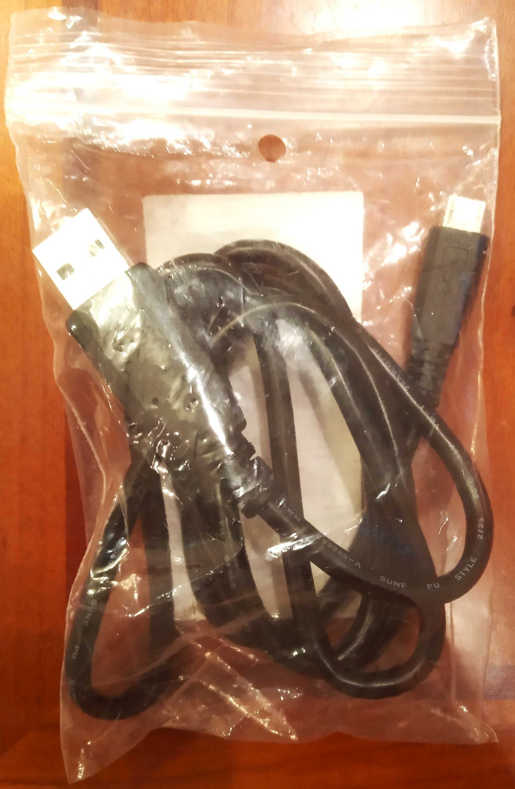 Kabel BlackBerry 1m Micro USB 2.0 czarny