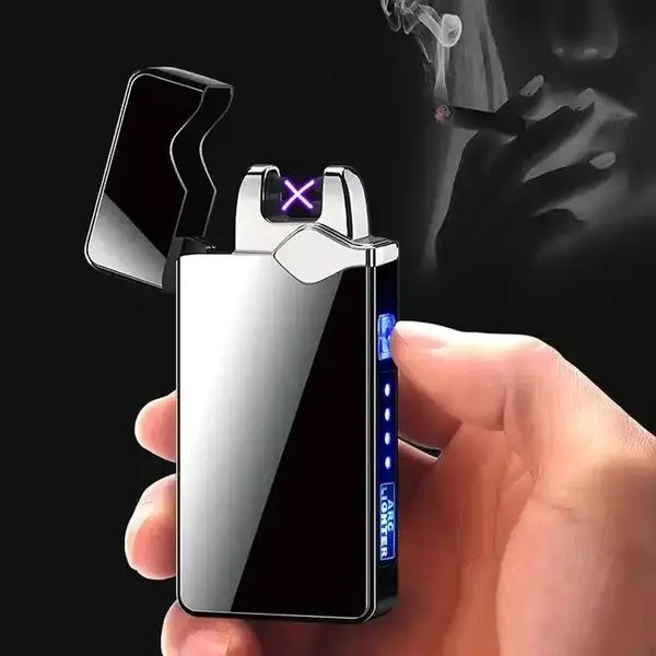 Электроимпульсная зажигалка Lighter ZGP-23, USB 315 чёрная