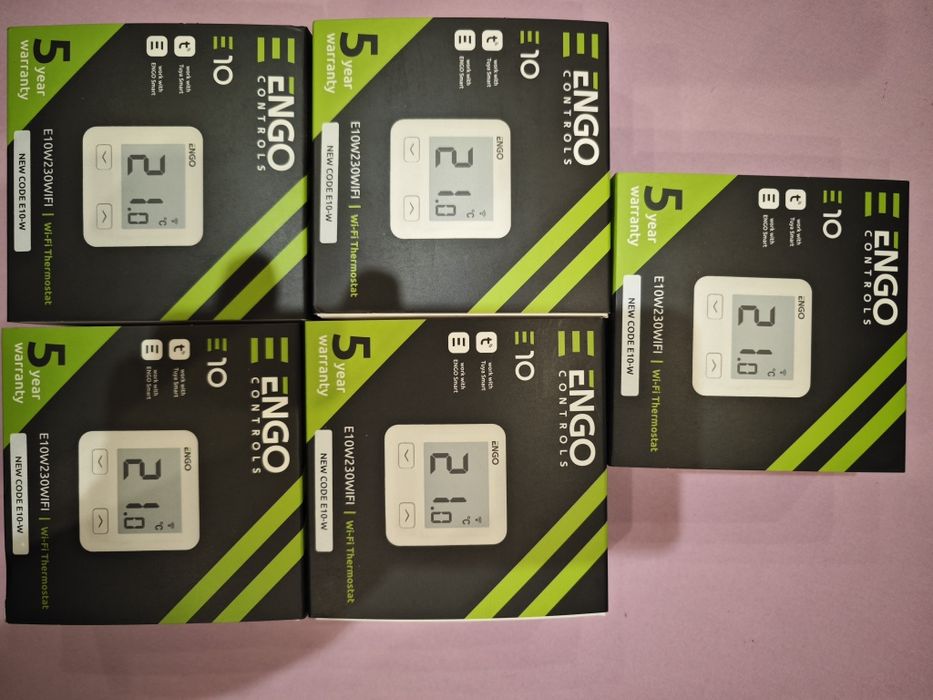 ENGO regulator temperatury E10W230WiFi internetowy podtynk nowy 5 szt.