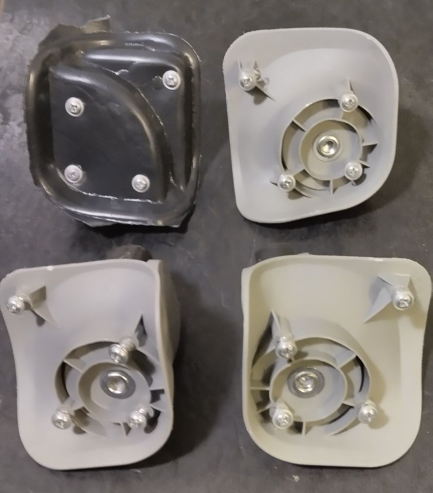 4 rodas para mala de viagem