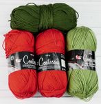 127.Włóczka Feria 100%Akryl micro Anty Pilling zestaw  400g