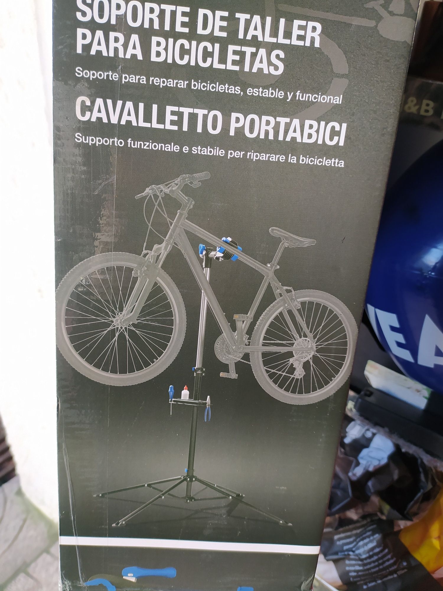 Suporte para manutenção de bicicleta