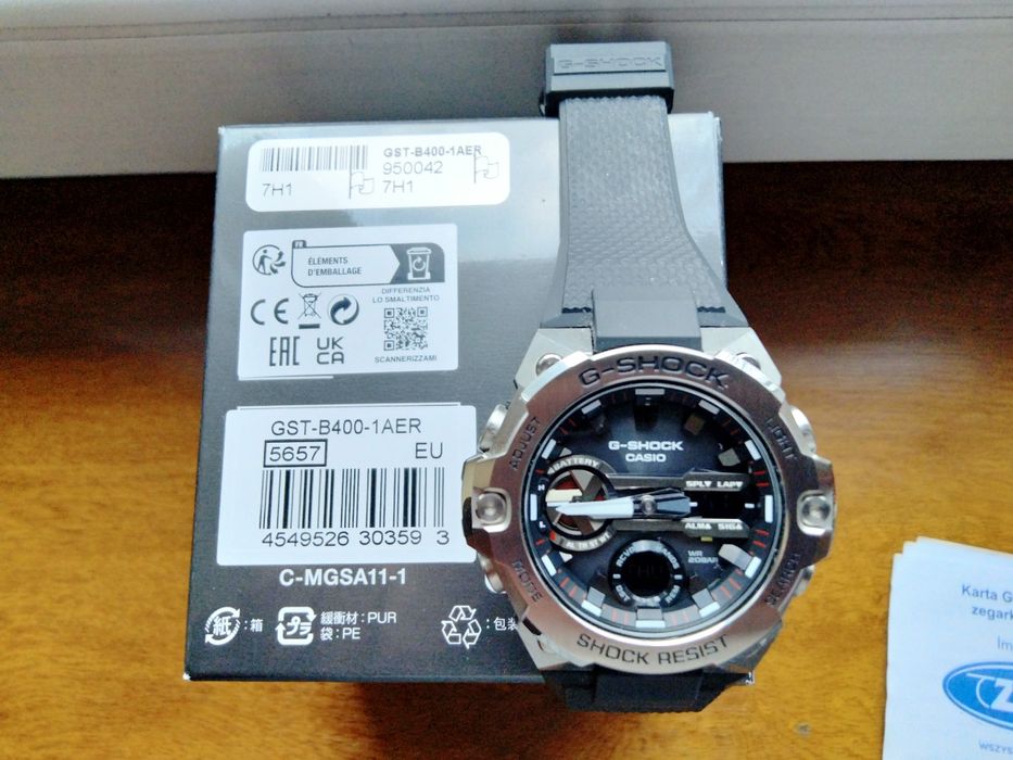 Casio G Shock GST-B400-1AER