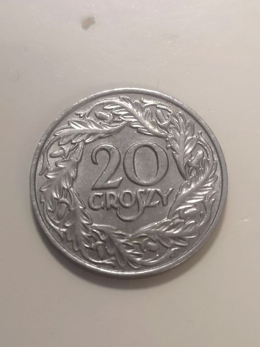 Moneta obiegowa II RP 20gr 1923r