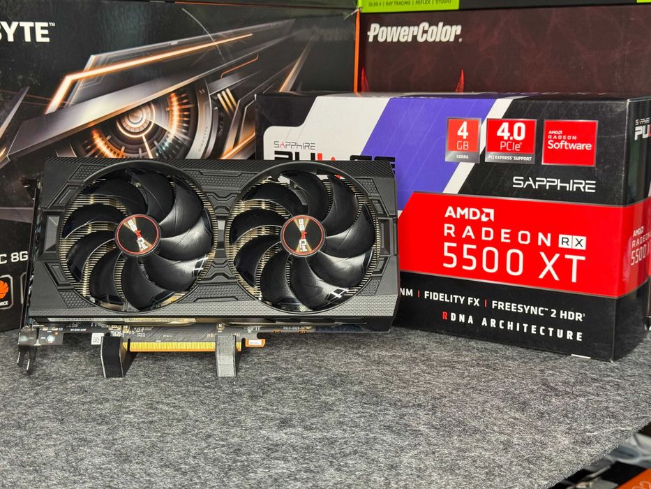 Sapphire Pulse 5500 XT 4GB — ідеальний стан! Магазин, гарантія 90 днів