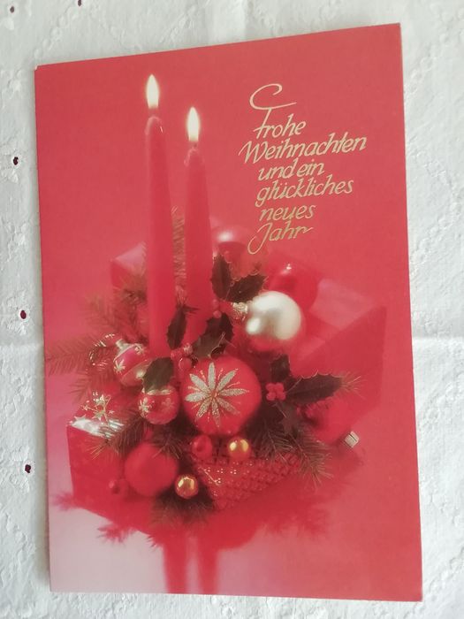 Postal de Natal, alemão