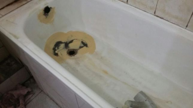 Реставрация ванн методом наливная ванна
