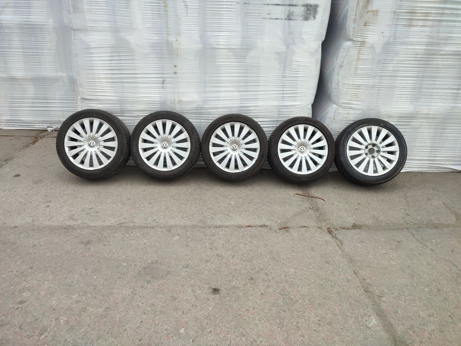 Диски R17 5 112 VAG Пасат Шкода Ауді Гольф діскі р17 5  112 титани 17