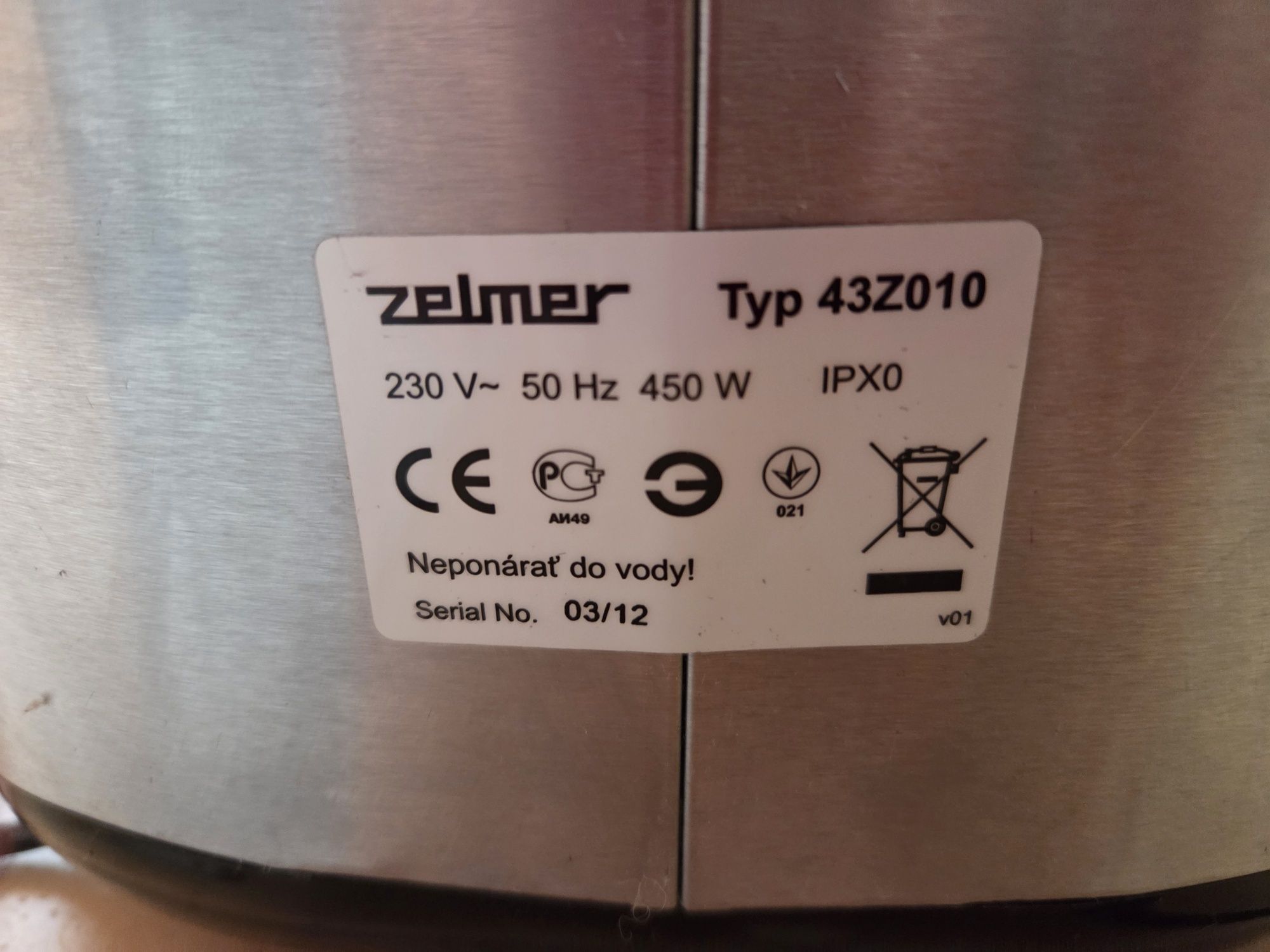 Wypiekacz do chleba zelmer 43Z010