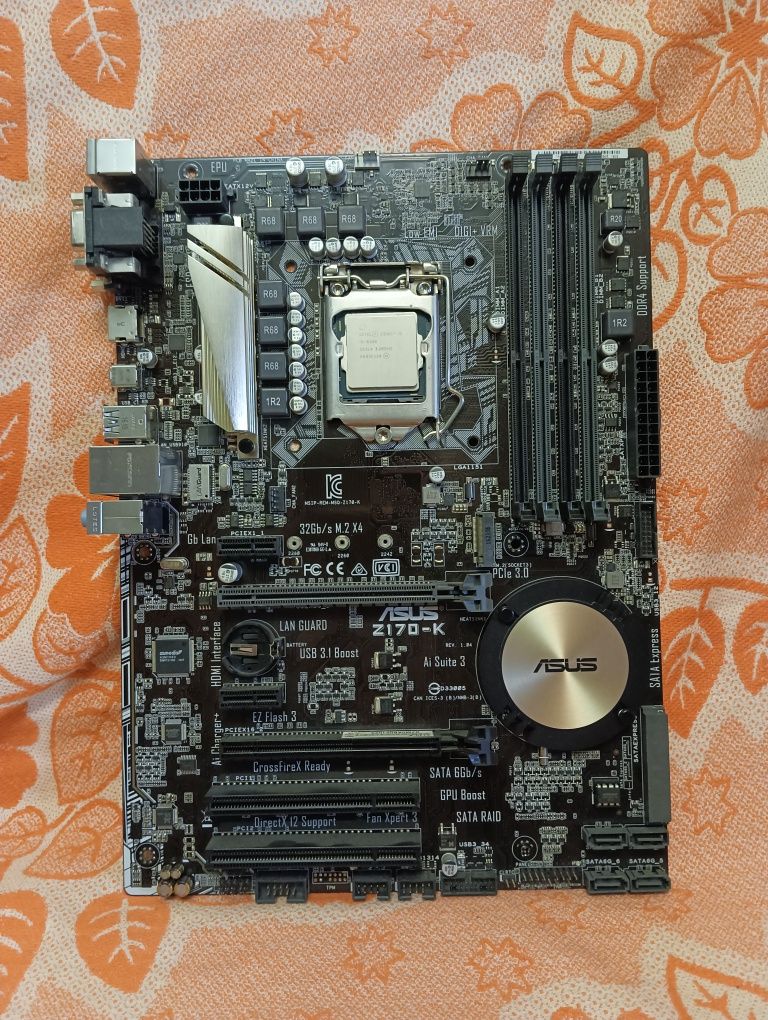 Материнська плата ASUS Z170-K – надійна основа для вашого ПК