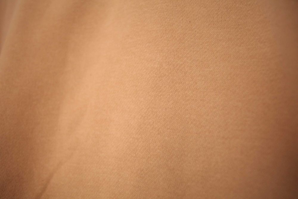 Długa karmelowa bluza oversize Bershka z szerokimi rękawami XS