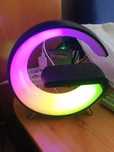 Мультифункциональный беспроводной RGB будильник - беспроводная зарядка