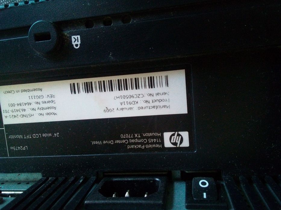 Монітор- телевізор hp lp2475 w 24 дюйма