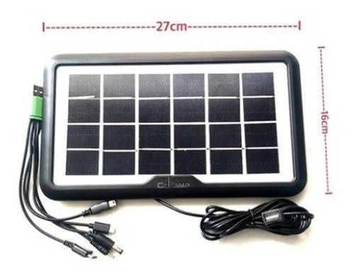 Солнечная панель CCLamp CL-680 Solar 8Вт панель 27*19*2.5см с USB