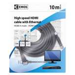 Przewód HDMI 2.0 EMOS 10m – Full HD, Ethernet, 10 Gbit/s
