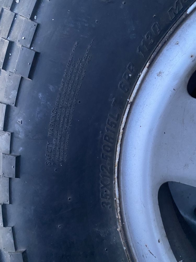 Jante 15 + Maxxis Trepador Radial 35