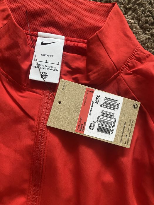 Найк dri fit зипка