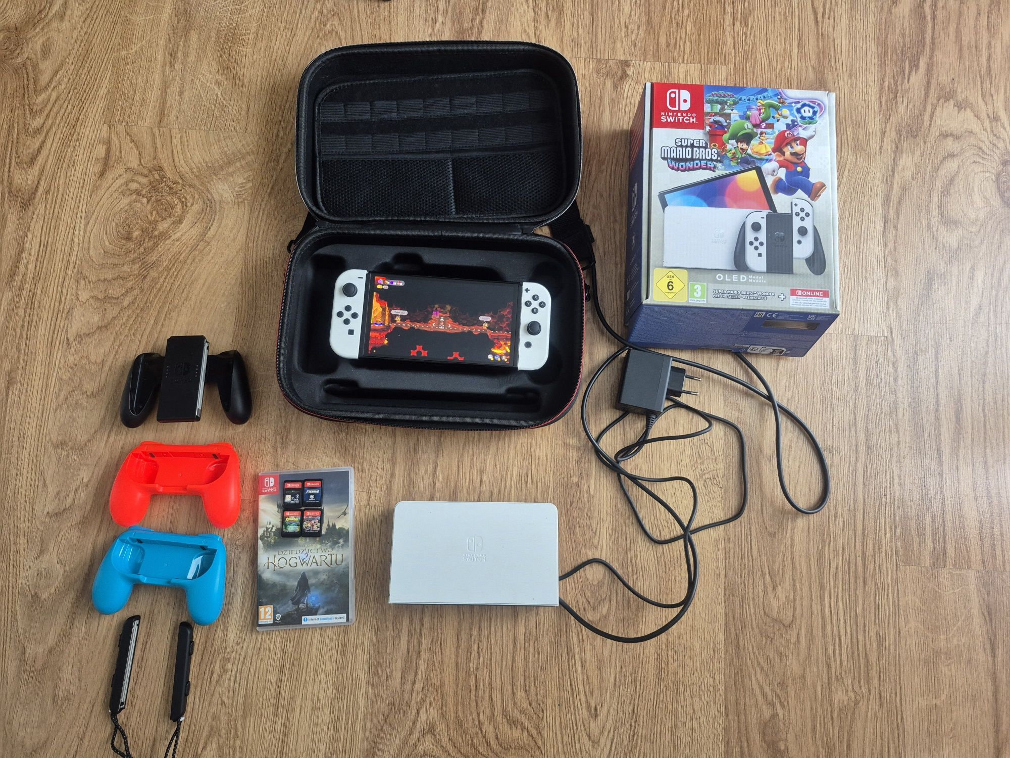 Nintendo switch OLED, 5 gier GwarancjaMEGA ZESTAW
