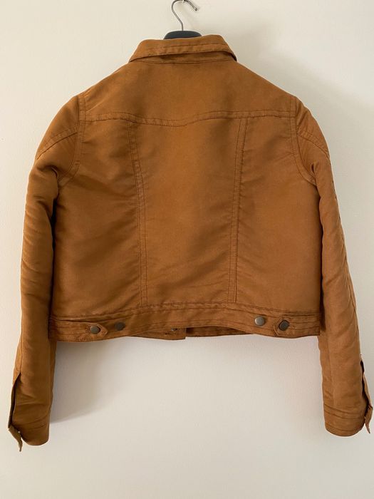 Casaco camel curto (44)