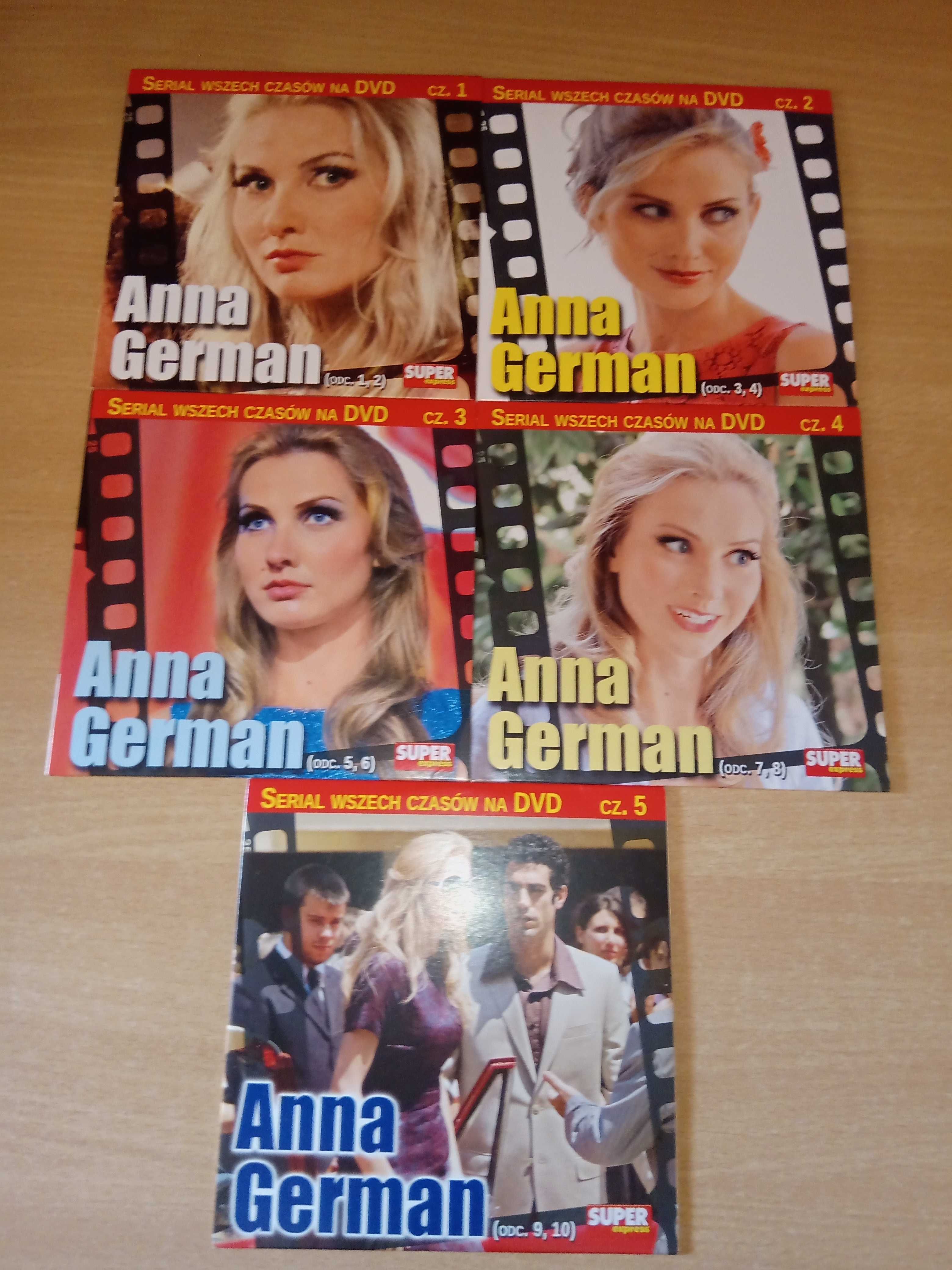 Anna German Serial Wszech Czasów [komplet 5 płyt DVD]