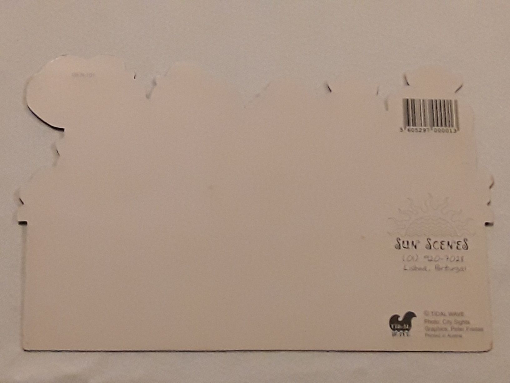 Postal com macacos, anos 80