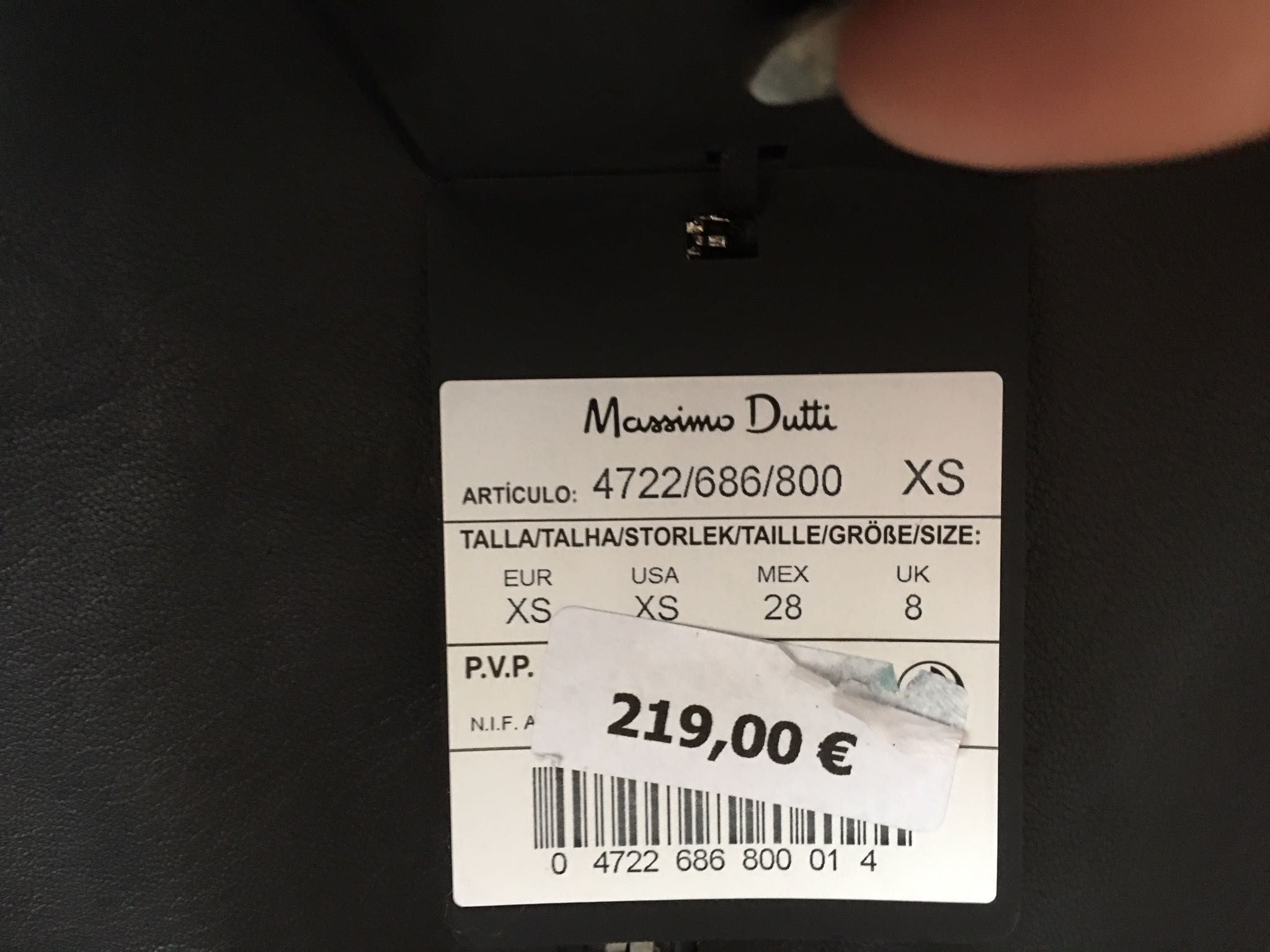 Massimo Dutti kurtka skórzana z frędzlami Nowa rozmiar XS