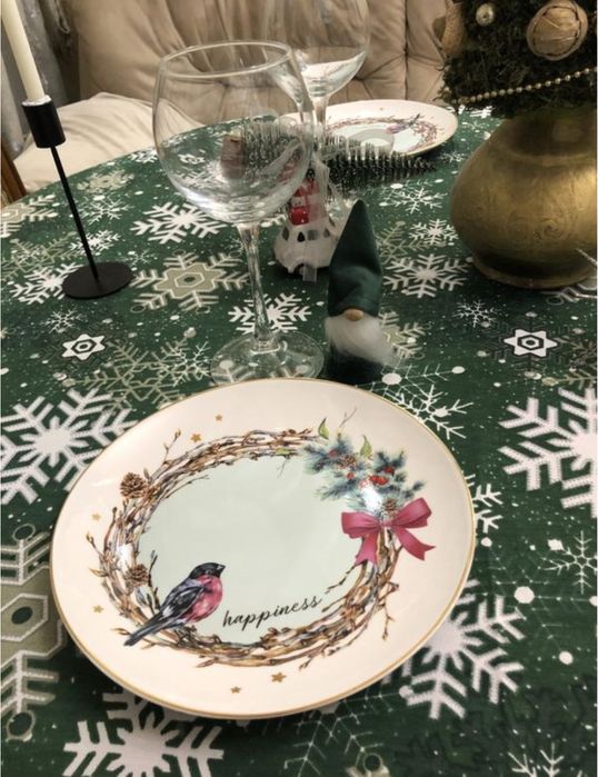 Скатертина новорічна брудовідштовхуюча з тефлоновим покритиям