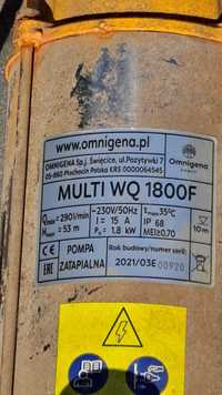 OMNIGENA MULTI WQ1800F pompa zatapialna 230V