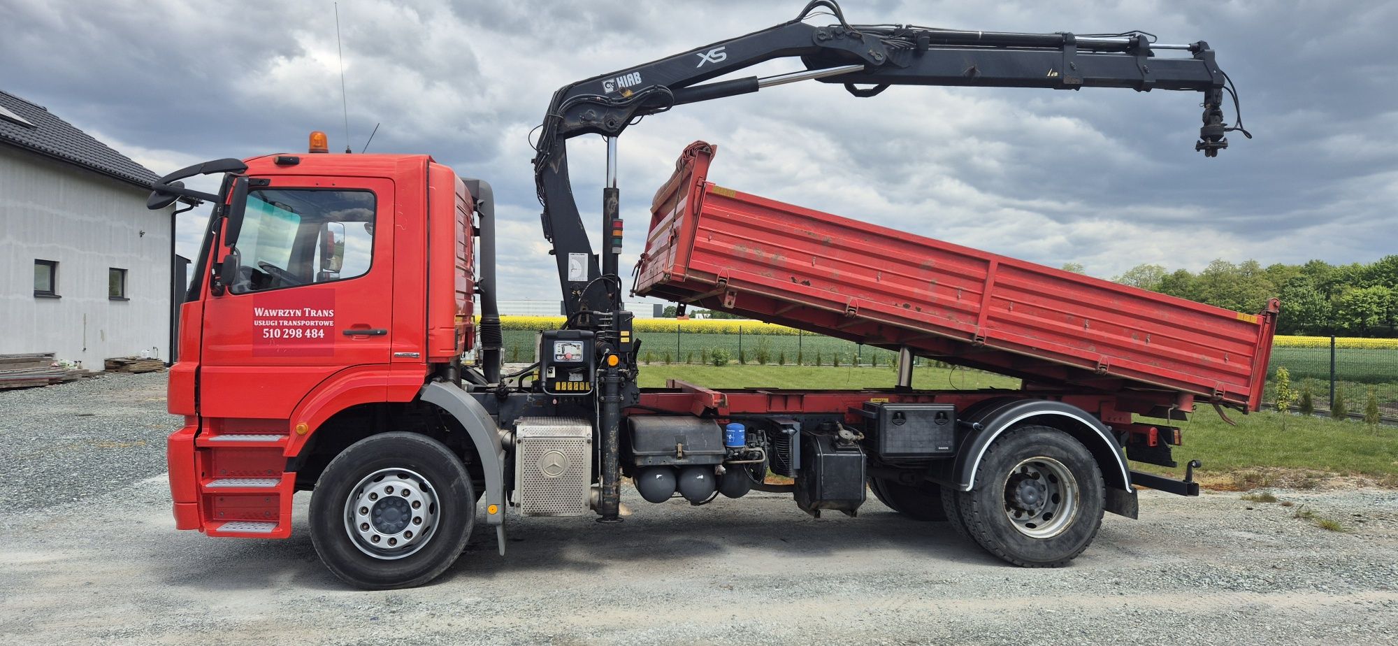 Mercedes Axor HDS Hiab 111 Wywrotka